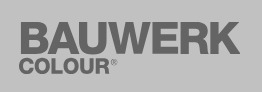 Bauwerk Colour logo in gray text